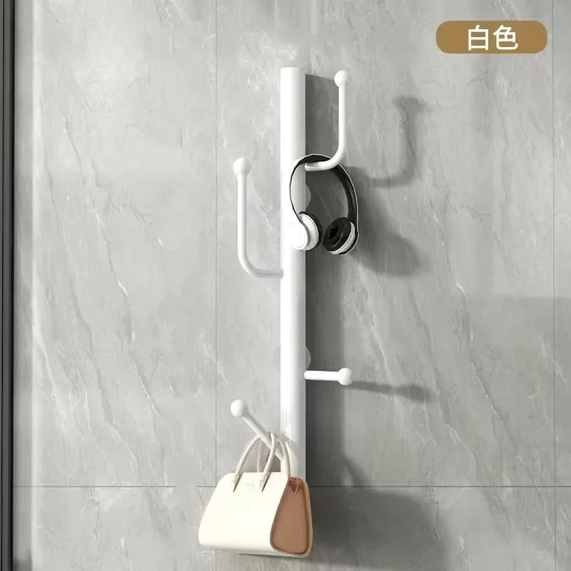 Non Perforated Living Room Wall Mounted Clothes Rack, Bedroom Hanging Clothes Rack, Storage Wall Mounted Clothes Rack