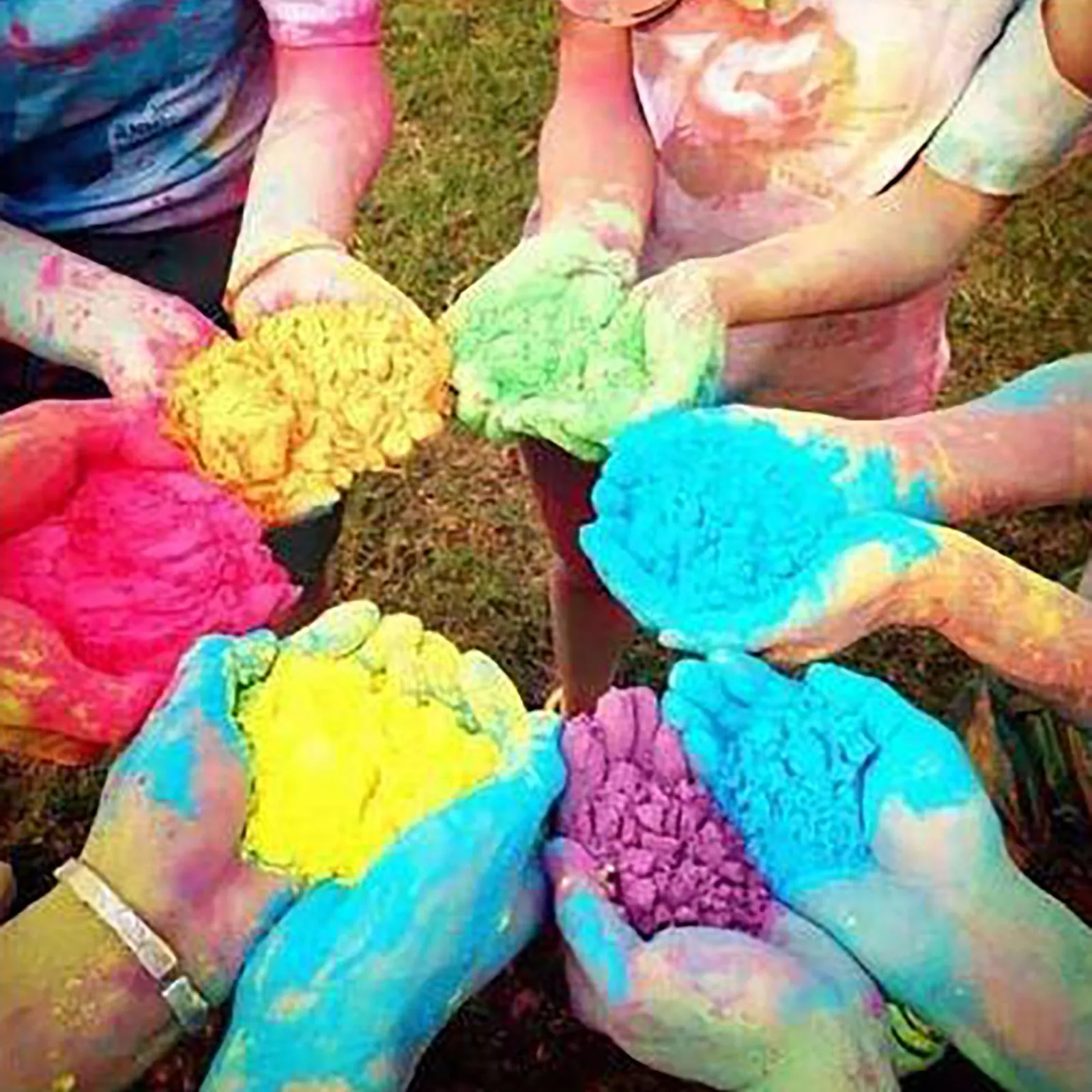 Color Road Running Powder Corn Starch Throwing Running Event Multiple Colors Party Color Powder Sports Rainbow Spray Prop