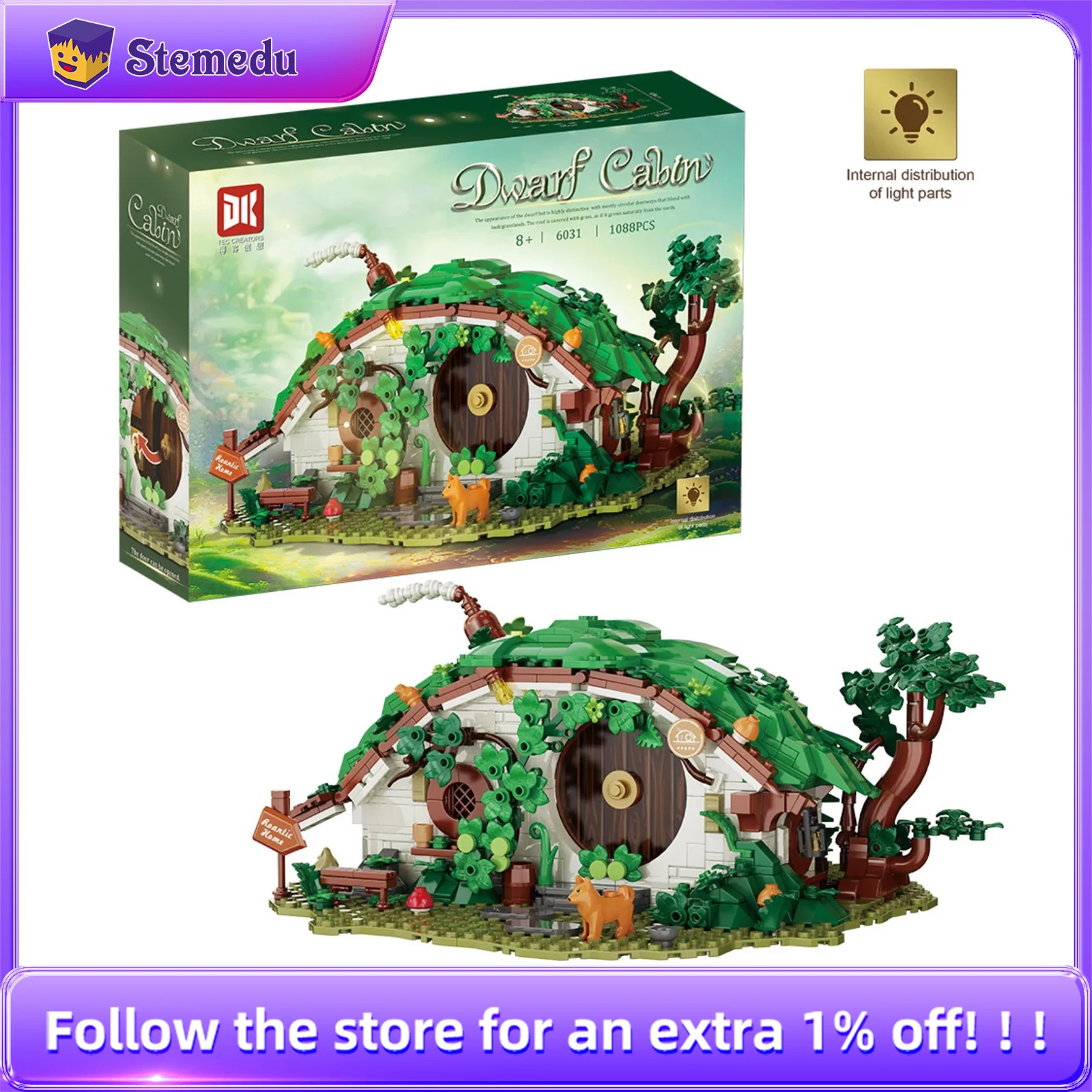 

1088 шт. DK6031 MOC креативные кирпичи карлик домашняя Коллекционная модель меха строительные блоки DIY модель комплект игрушки для мальчиков подарок на день рождения