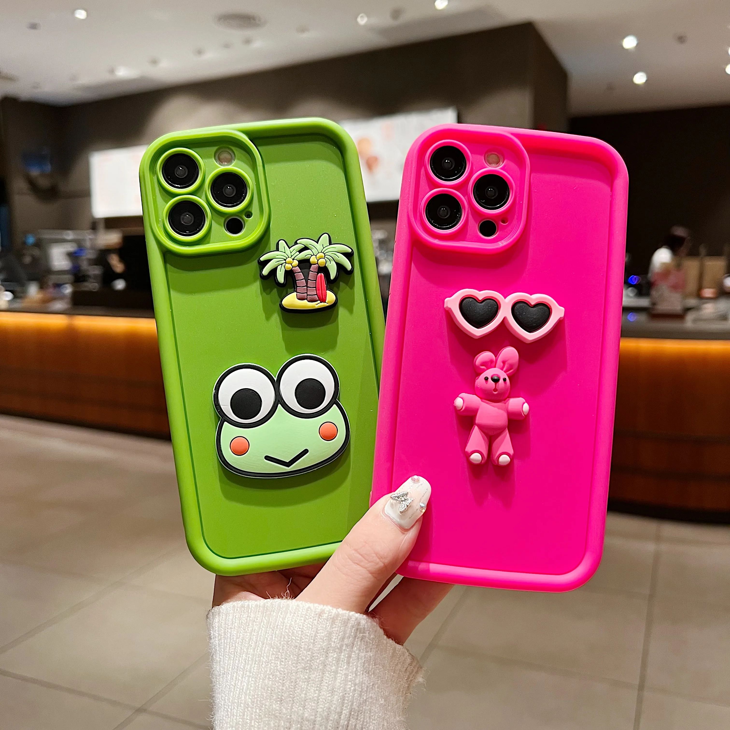 

Pastel Cute Animal Soft TPU Case Skin, Back Cover for iPhone 6, 7, 8 Plus, SE2, SE3,X, XS, XR, XS Max,11, 12, 13, 14, 15 Pro Max