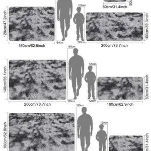 Moderner weicher Teppich vom luxuriösen bis zum Gästezimmer, Sofa -Bodenkissen, hausgemachter Teppich, Game Teppich, Spielteppich 5 Hauptverkäufe Junco Treadmill - №2