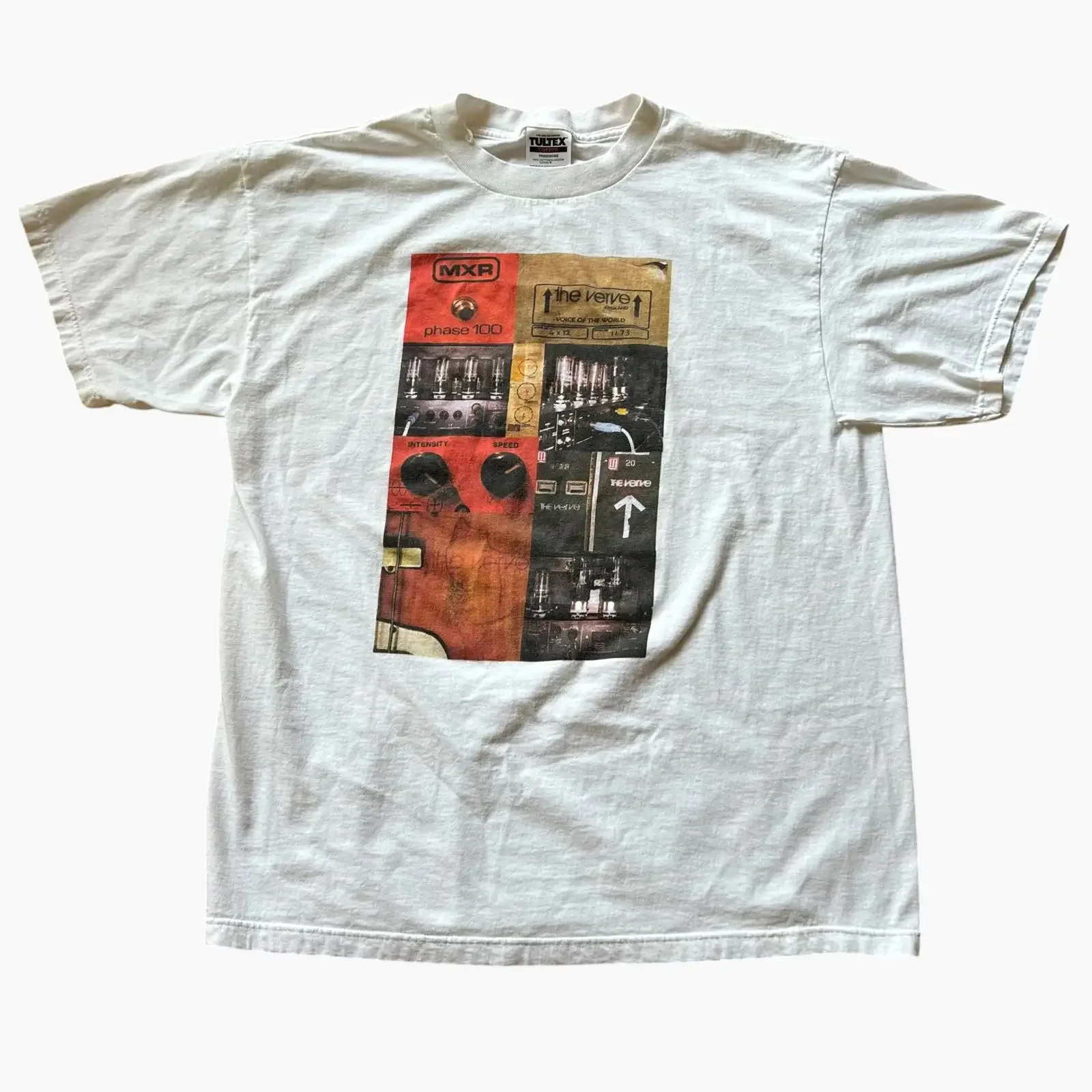 1990's The Verve Vintage Band Tour T Shirt 90's vintage Washed Stretched streetwear Breathable Casual fashion designer clothes