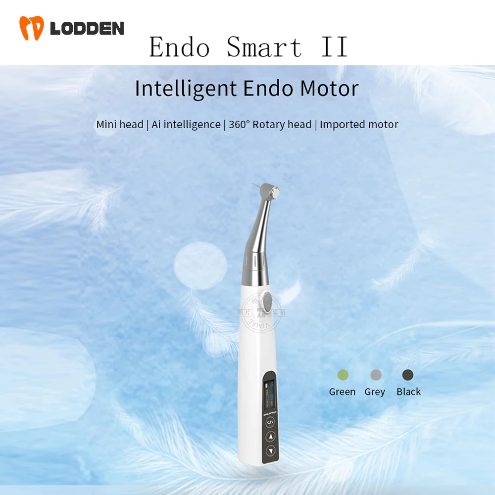 Motor Endo Dental 2 dalam 1, 9 Program dengan instrumen endodontik LED saluran akar Apex Locator Motor Putar