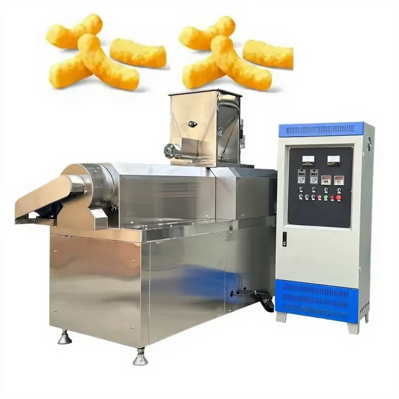for Manufacturing Electric Automatic Corn Making Cereal Snack Machine Corn Puffed Food Extruder