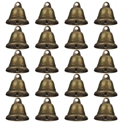 20pcs 38mm Christmas Bell Copper Bells Hand Bells With Crisp Sound Hanging Bell Pendants For Christmas Party Decoration