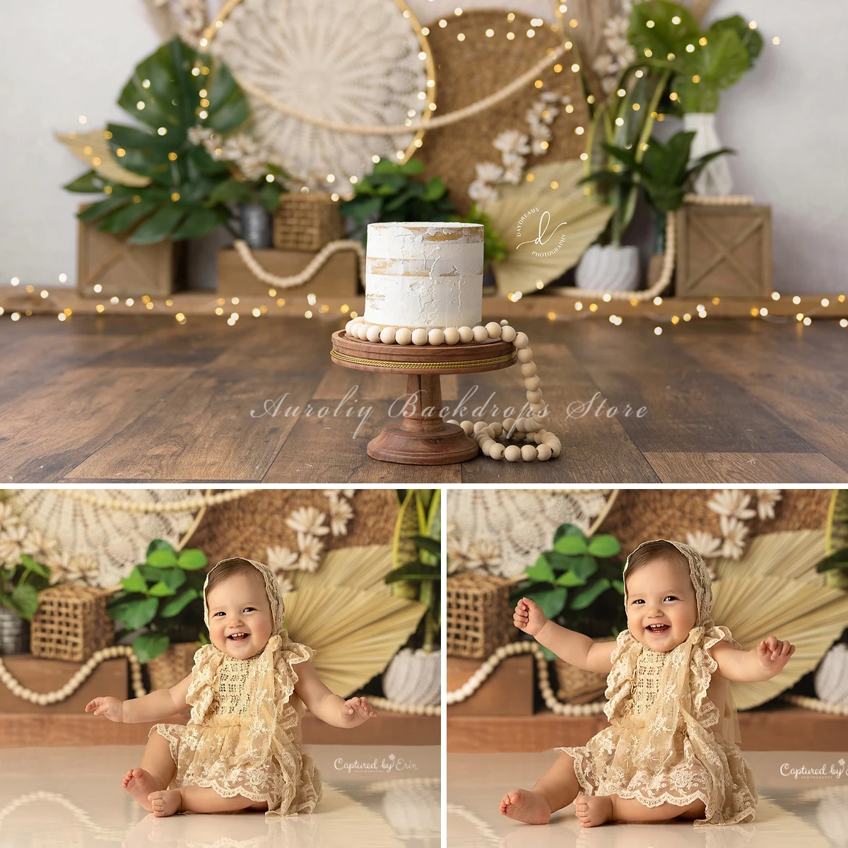 

Bohemian Style Room Backgrounds Kids Baby Photocall Props Child Adult Pregnant Photography Decors Birthday Cake Smash Backdrops