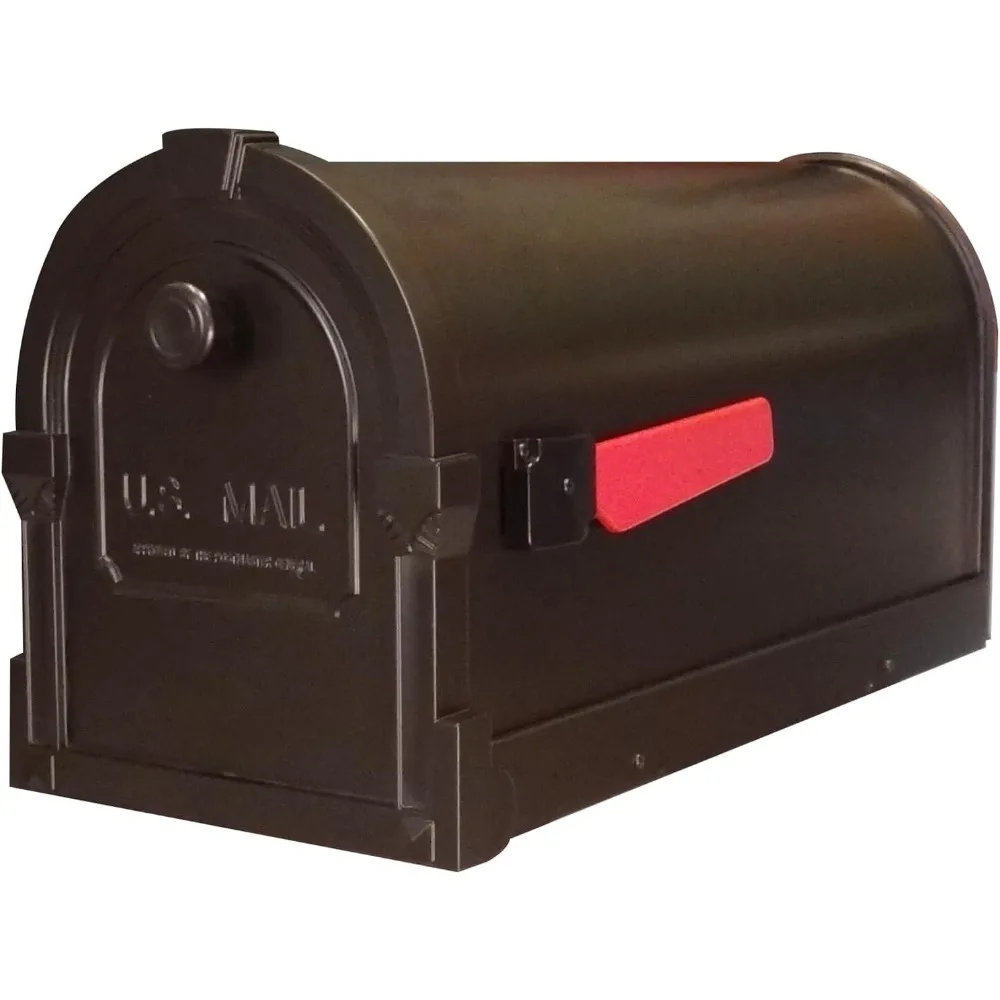 

Curbside Mailbox - Oil Rubbed Bronze Aluminum Mailbox for Post Mount - SCS-1014-ORB