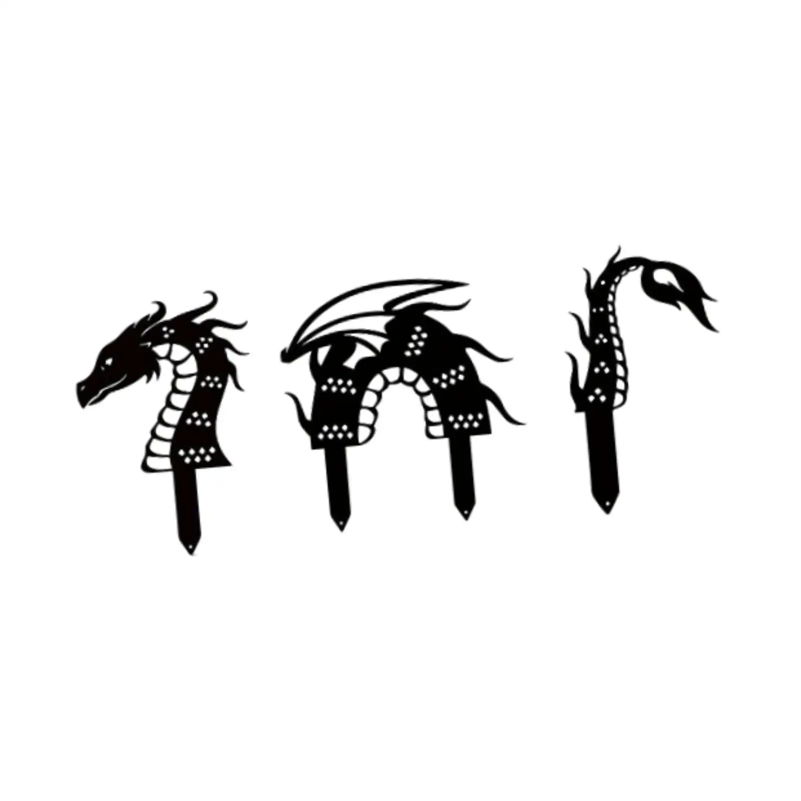 

Dragon Metal Decorative Garden Stakes Outdoor Decoration Lawn Ornaments