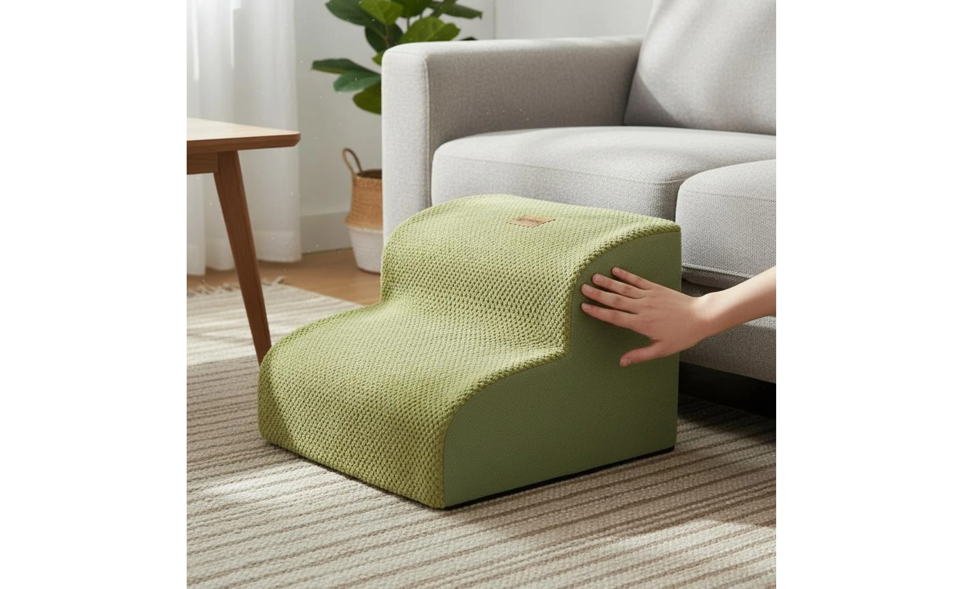 Pet Stair Ramp Washable Dog Ramp and Stairs Foam Pet Stairs Detachable Cover Sturdy for Sofa Pet Stair Ramp Washable Dog Ramp and Stairs Foam Pet Stairs Detachable Cover Sturdy for Sofa