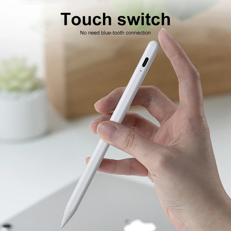 Caneta Stylus Bluetooth para Apple Pencil, Compatível com iPad Air 11 M4 M3 M2 5 4 A16 Pro 13 11ª Geração M5 12.9, iPad 10 9 9ª 10ª Geração, Mini 6 7