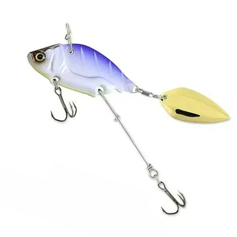 

13.6g 4.4cm 1Pcs Rotating Metal VIB Vibration Bait Spinner Spoon Fishing Lures Jigs Trout Winter Fishing Hard Baits Tackle Pesca