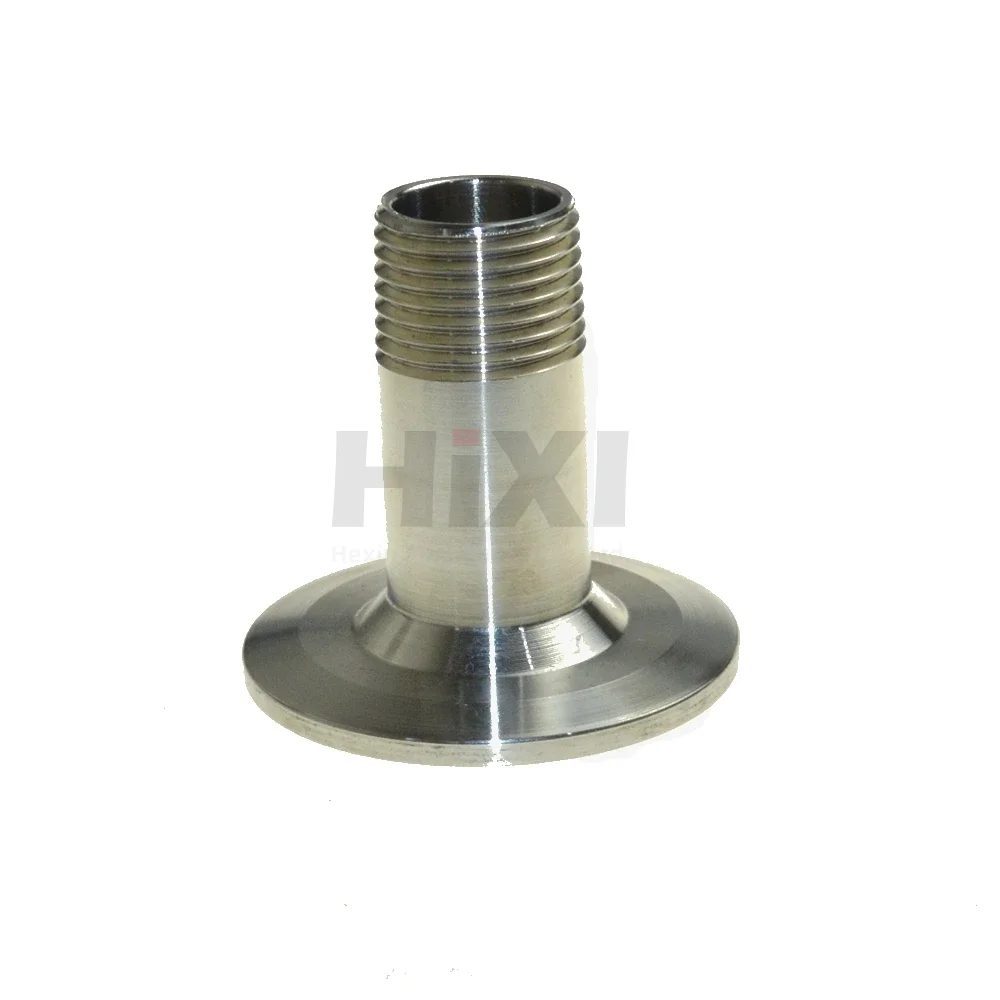 1"- 8" 인치 위생 스테인레스 스틸 트라이 페룰 클램프 클로버 SS 304 실리콘 가스켓이 있는 파이프 플랜지에 적합