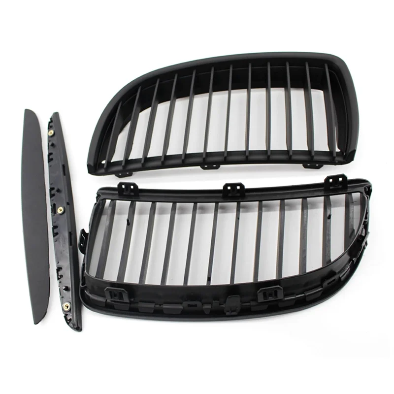 Front Bumper Kidney Grille For BMW 3 Series E90 E91 2006-2008- Signal Slat Grille Part Numbers 51137120008 51137120007