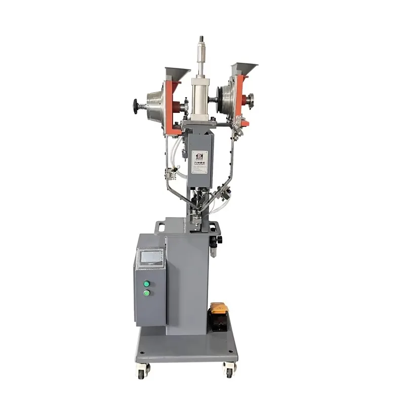 JZ-989MMQ Pneumatic Automatic Shoe Riveting Machine For Sandal / Clog Production / Eva Slippers