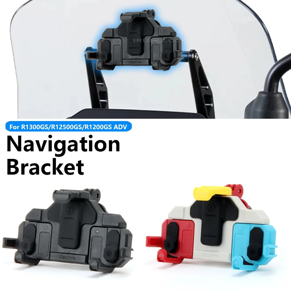 For BMW R1250GS F800GS F900GS R1200GS ADV Motorcycle Accessories Phone Holder Stand Navigation Stand Shock Absorber Phone Stand