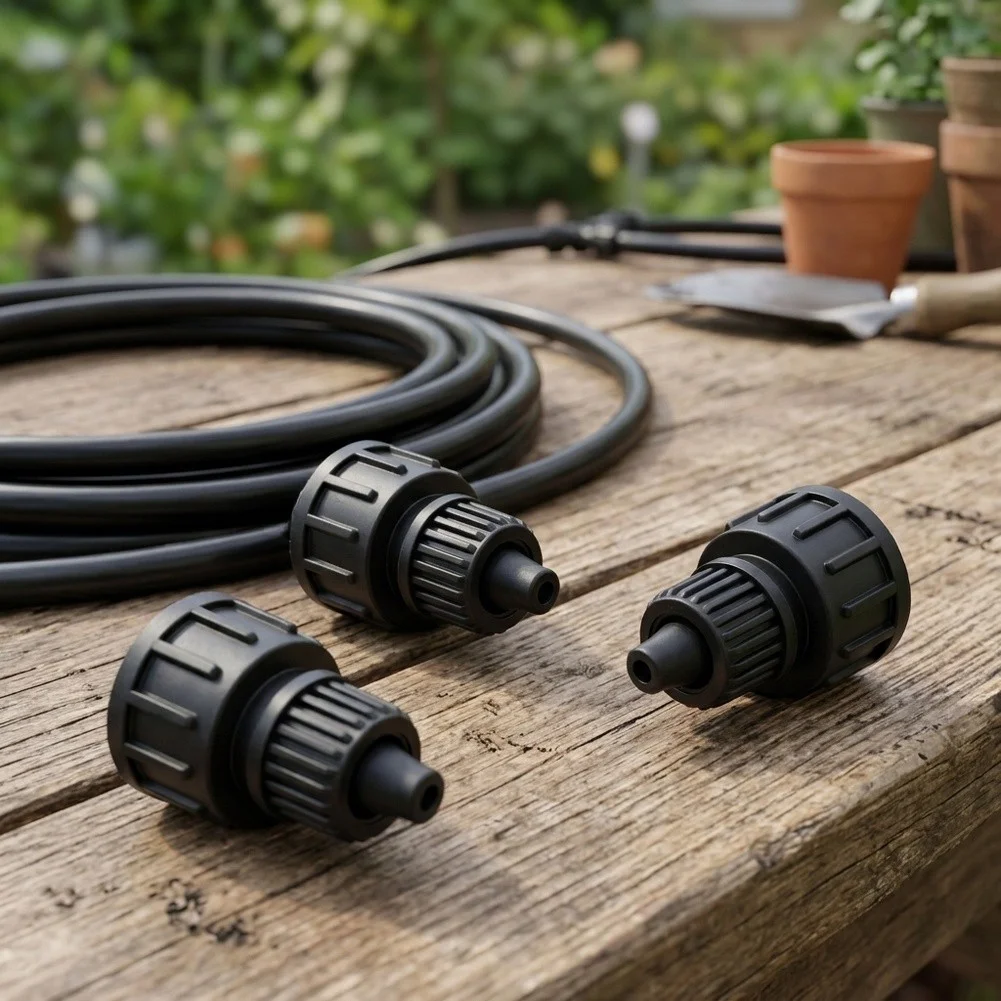 Leak-Free Connector Drip Irrigation Adapter 3 4 Inches Reusable Irrigation Adapter Automatic Watering Quick Setup Interface