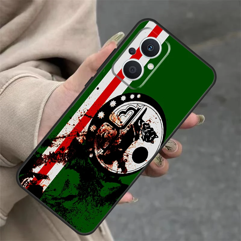 Chechnya Chechen Flag For OPPO Find X6 Pro X5 Lite X2 X3 Neo OPPO Reno 10 Pro 11 11F 4Z 5Z 8T 4 5 6 8 7 Lite Case