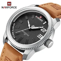 Reloj NAVIFORCE Original para hombre, reloj deportivo de cuarzo nuevo resistente al agua, reloj de pulsera de cuero de alta calidad para hombre 2022