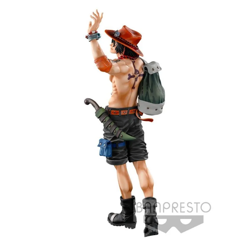 Bandai SMSP BWFC ONE PIECE PORTGAS.D.ACE Action Figure Anime Model Collect Statue Doll Birthday Toy Gift Table Decoration