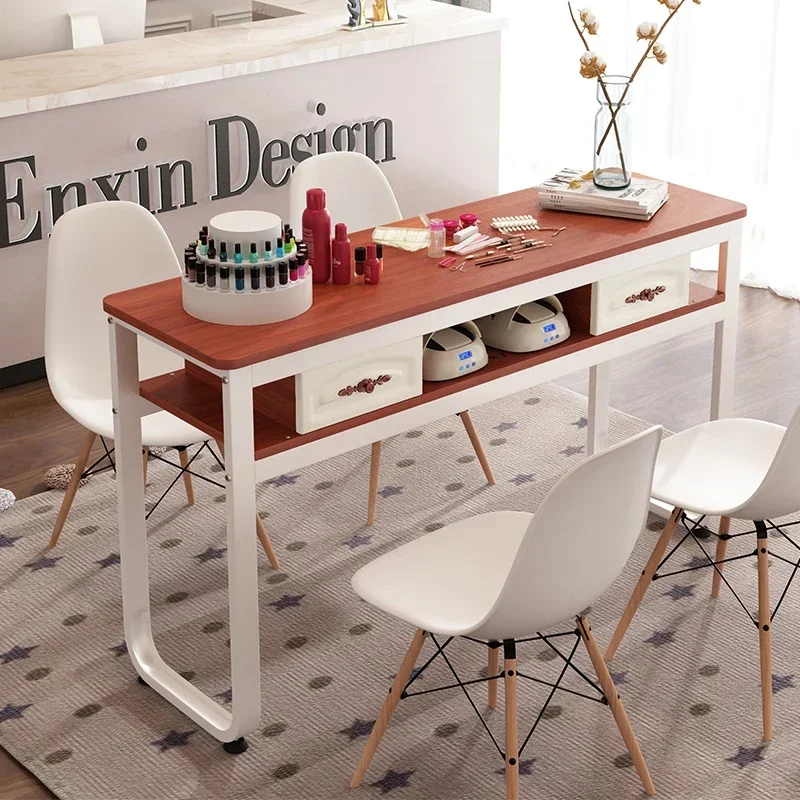

Table Manicure Reception Desk Nails Tables Professional Mesa Designer De Pedicure Mesa Manicure Tavolo Onicotecnica Nails Table