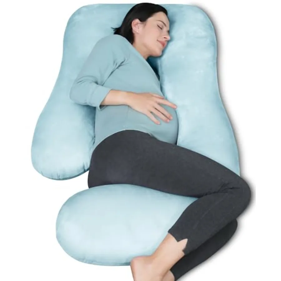 

Pregnancy Pillows for Sleepg U Shaped Full Body Maternity Pillow with Removable Support for Back, Legs, Belly, Hips ch Pregnanc