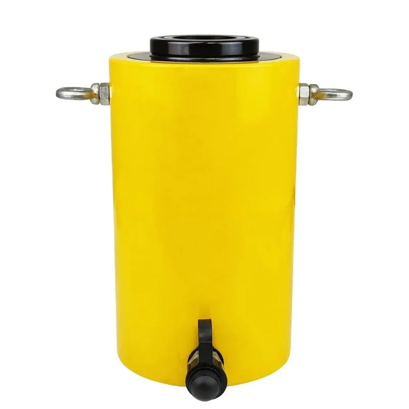 Single Acting RCH-60100 Hydraulic Hollow Jack Cylinders 60 Ton Capacity Made of Steel
