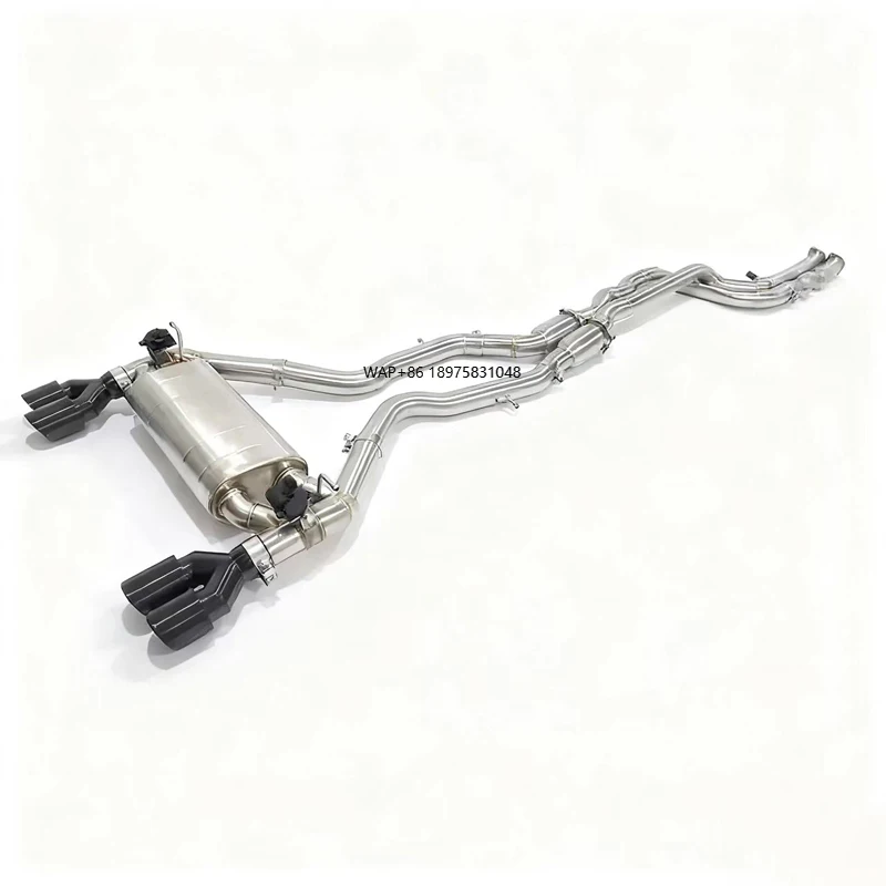GDR F87 M2C Exhaust System for  S55 M2 Competition 3.0T-Stainless Steel Mirror Polished Midpipe Valved Muffler Catback 1 Year