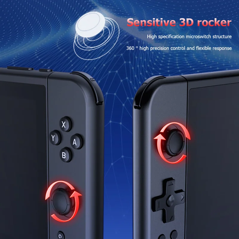 Powkiddy X70 High-Definition Handheld Game Console 7-Inch Tn Screen Joystick Fc Arcade Simulator Two Player Battle Ps Handheld