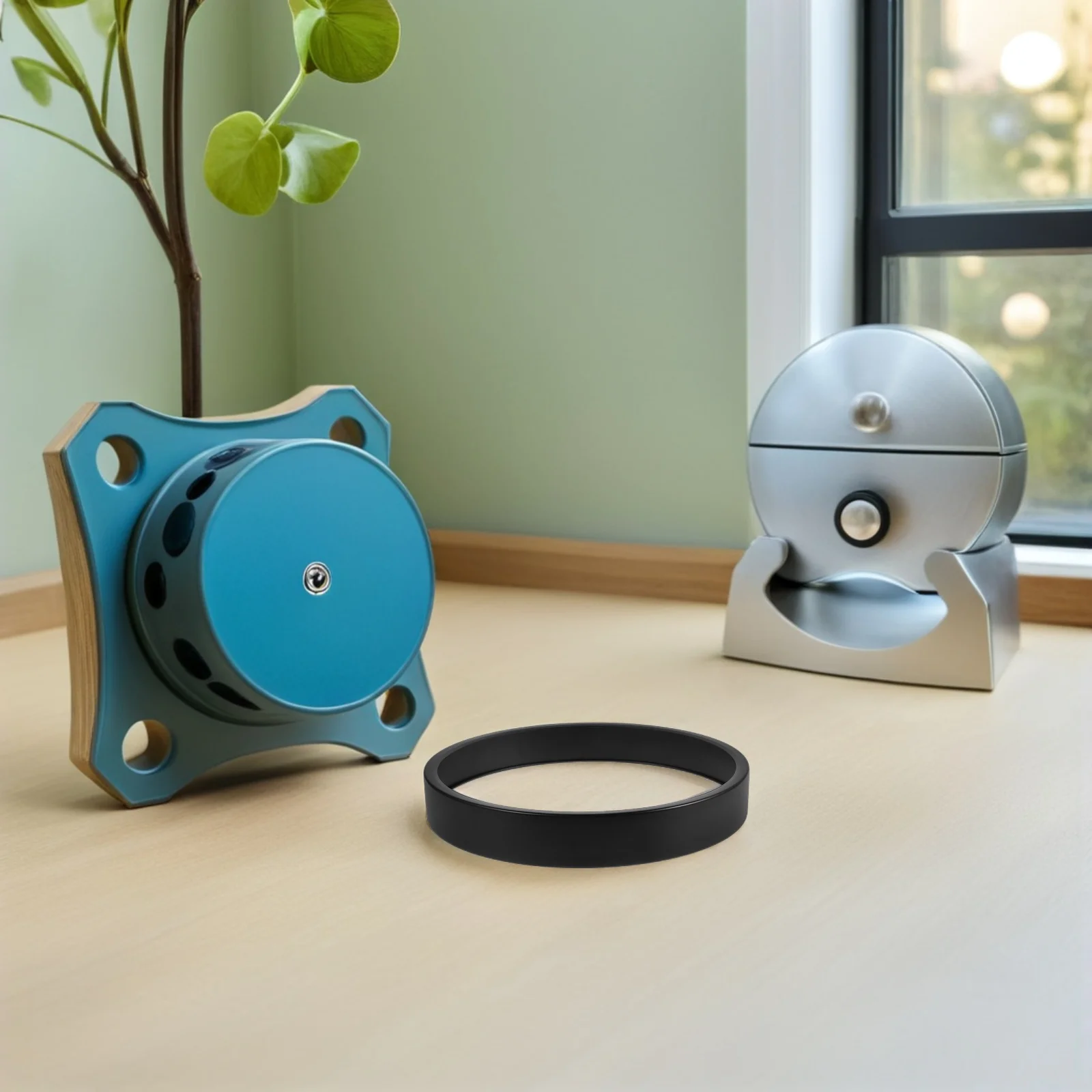 

Metal Clock Frame 10 Inch Ultra-Thin Minimalist Quartz Wall Clock Border Replacement Scratch-Resistant Decorative Trim