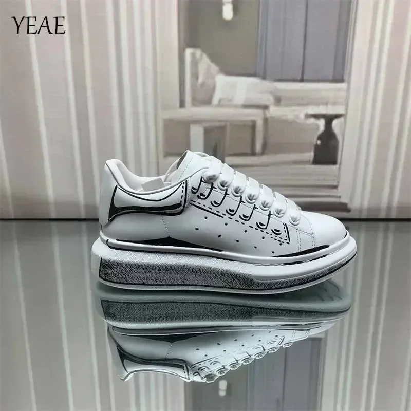 2025 جديد زوجين أحذية رياضية حذاء كاجوال الصيف مزدوجة أحذية الضوء الأبيض أحذية رياضية الذهبي أوزة أحذية رجالي أحذية رياضية