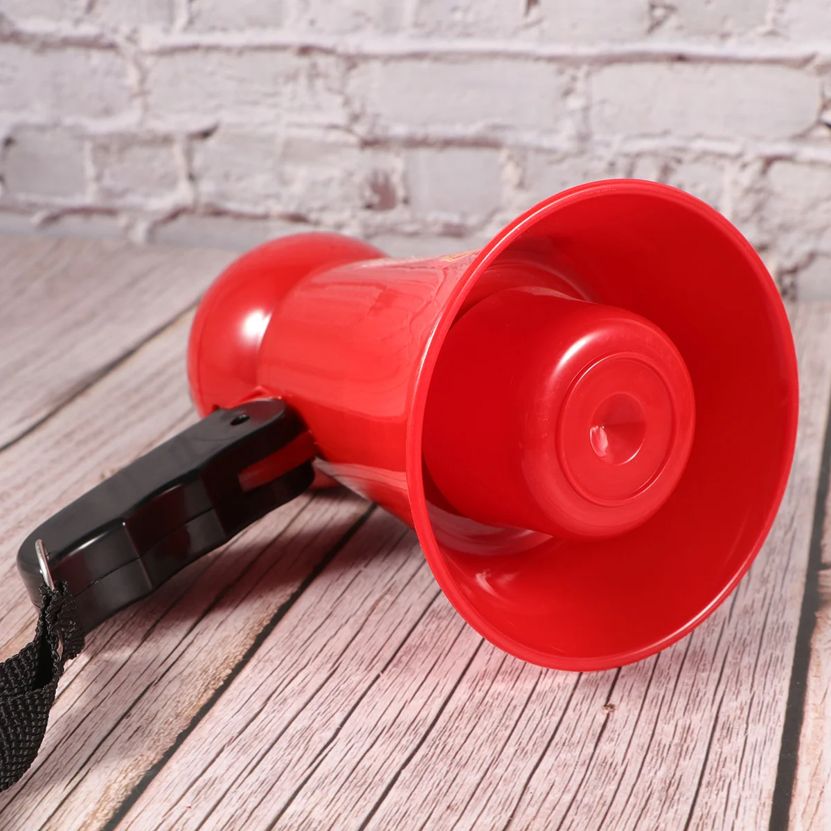 Amplificateur de son léger rouge mégaphone de Police pour enfants, jeu de rôle, utilisation d'urgence, poignée pliable, interactif éducatif