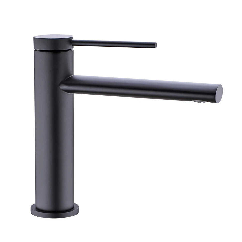 

Bagnolux Brass Black Deck Mounted Single Hole Single Handle Hot Cold Bathroom Mixer Sink Tap Basin Faucet Vanity Water Tapware