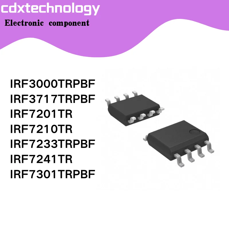 10PCS/LOT IRF3000TRPBF IRF3717TRPBF IRF7201TR IRF7210TR IRF7233TRPBF  IRF7241TR SOP8 integrated circuit Brand New Original