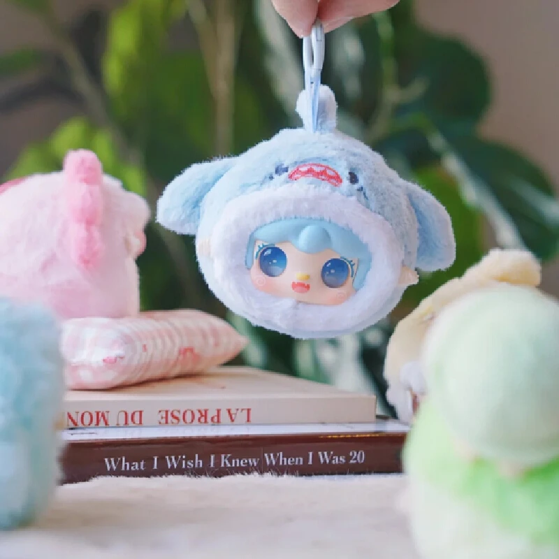 حقيقي Yooki V6 البسيطة المحيط الطفل سلسلة أفخم صندوق أعمى الفينيل الوجه العصرية اللعب حقيبة قلادة صندوق غامض لطيف صديق هدية عيد ميلاد