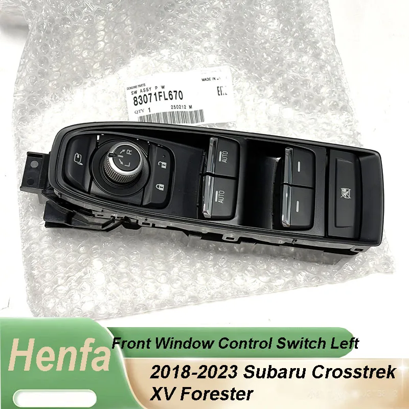 veru7007 Henfa Brand New Genuine Front Window Control Switch Left