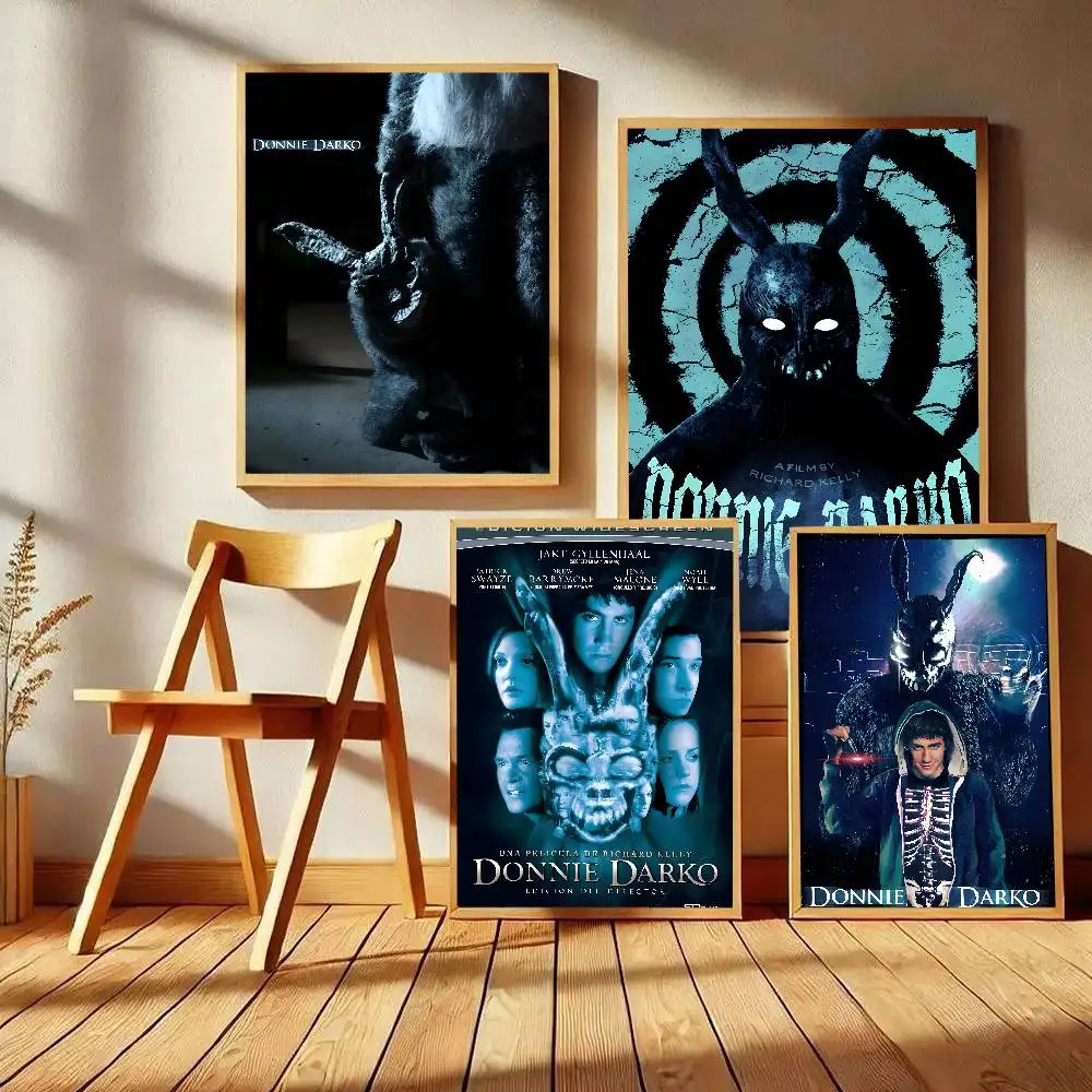 Classic Horror Film Donnie Darko Poster Art With Prints Home Bedroom Living Room Decoration Gift
