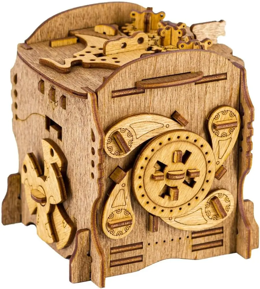 

Коробка-головоломка Captain's Nemo Nautilus Escape Room - 3D-головоломка для взрослых с последовательным решением - подарок на день рождения, гаджет