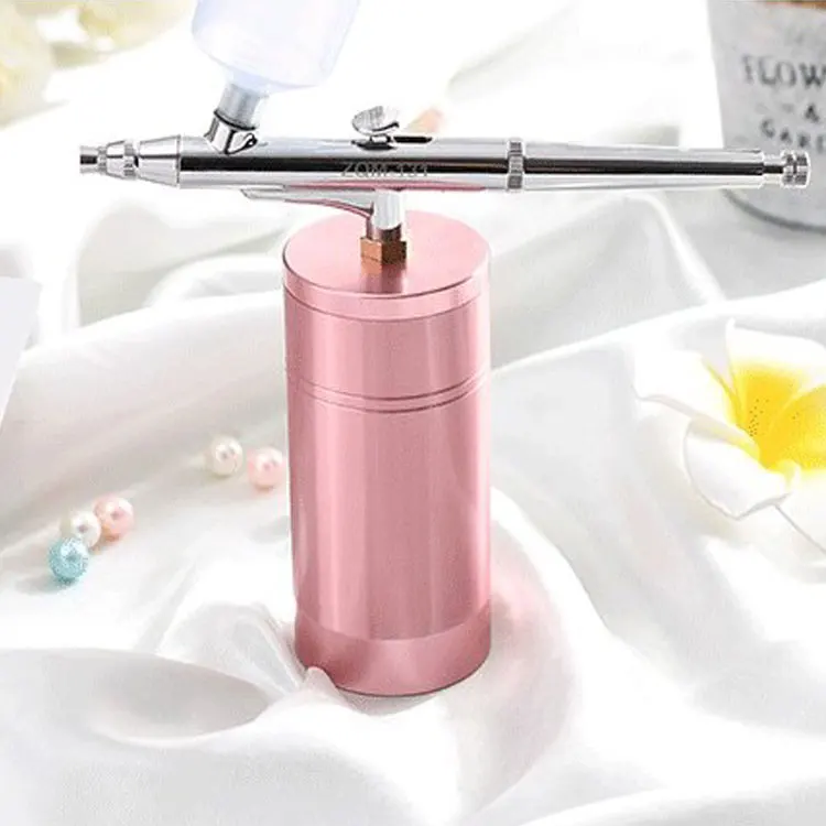 

Private Label Temptu Rechargeable Electric Airbrush Portable Gravity Foundation Makeup Tool Copper Piston for Cake Paint Tool