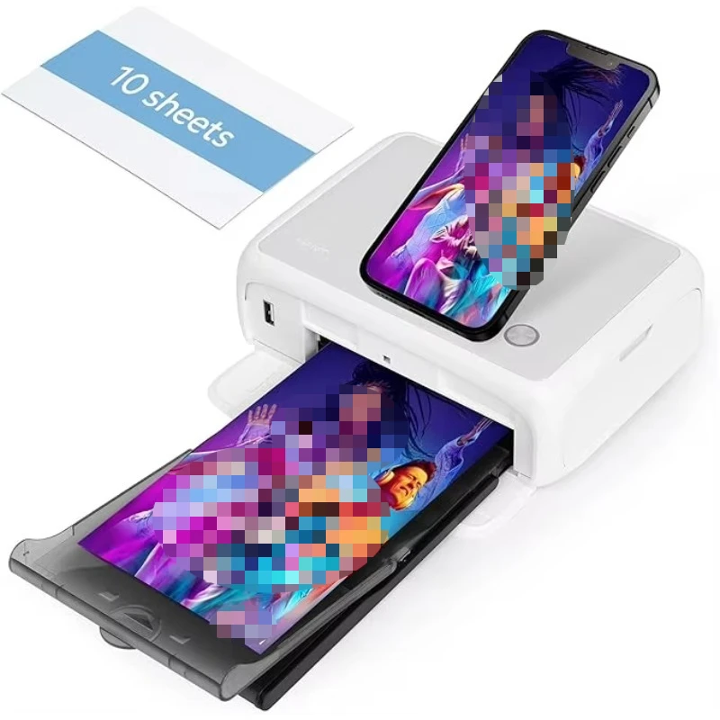 Smart Color Photo Printer Home Use USB Interface Supports Multiple Image Formats Photo Machine