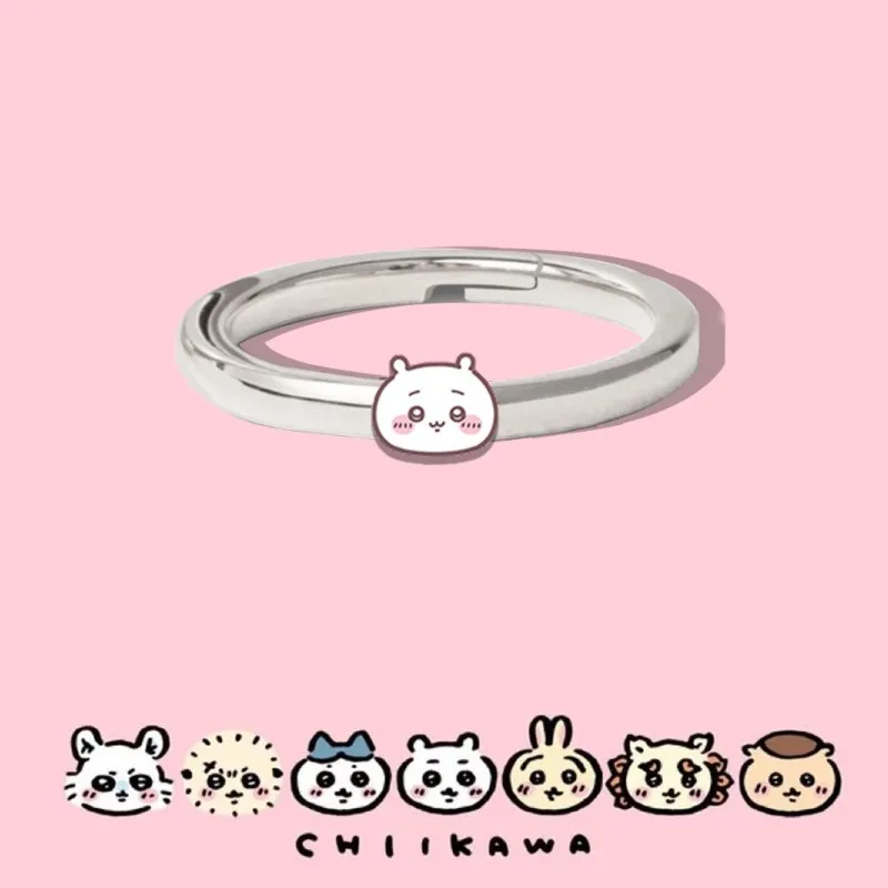 

Милый регулируемый периферийный кольцевой браслет Chiikawa Hachiware Usagi Q Version Momonga – подарок на день рождения для мальчиков и девочек, праздничный сувенир