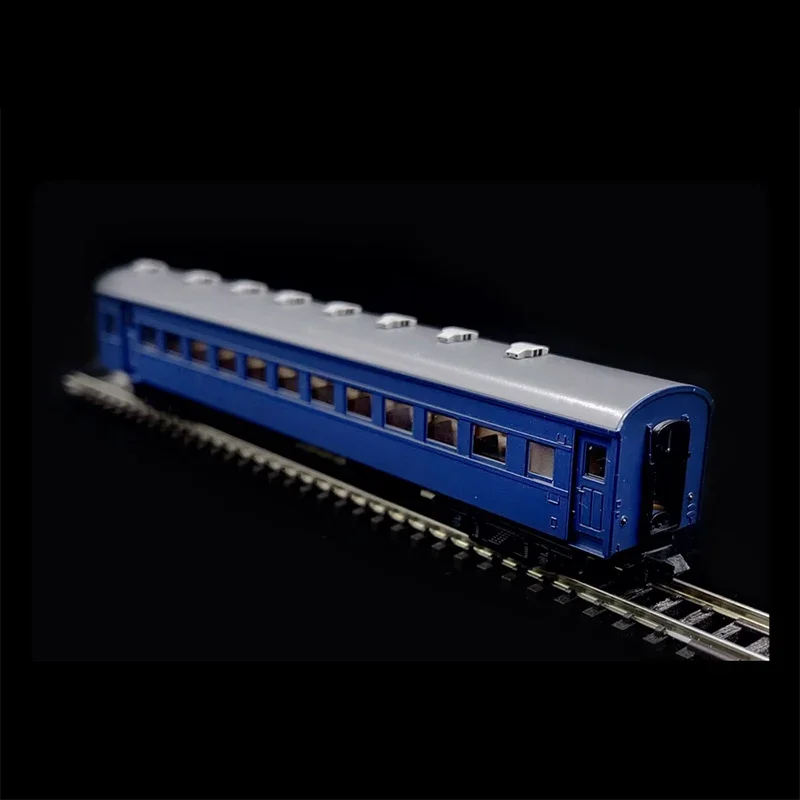 TOMIX N Scale 1/150 Train Model 6-section Set 98779 オハ61 Series Passenger Rail Car Blue Model Toy