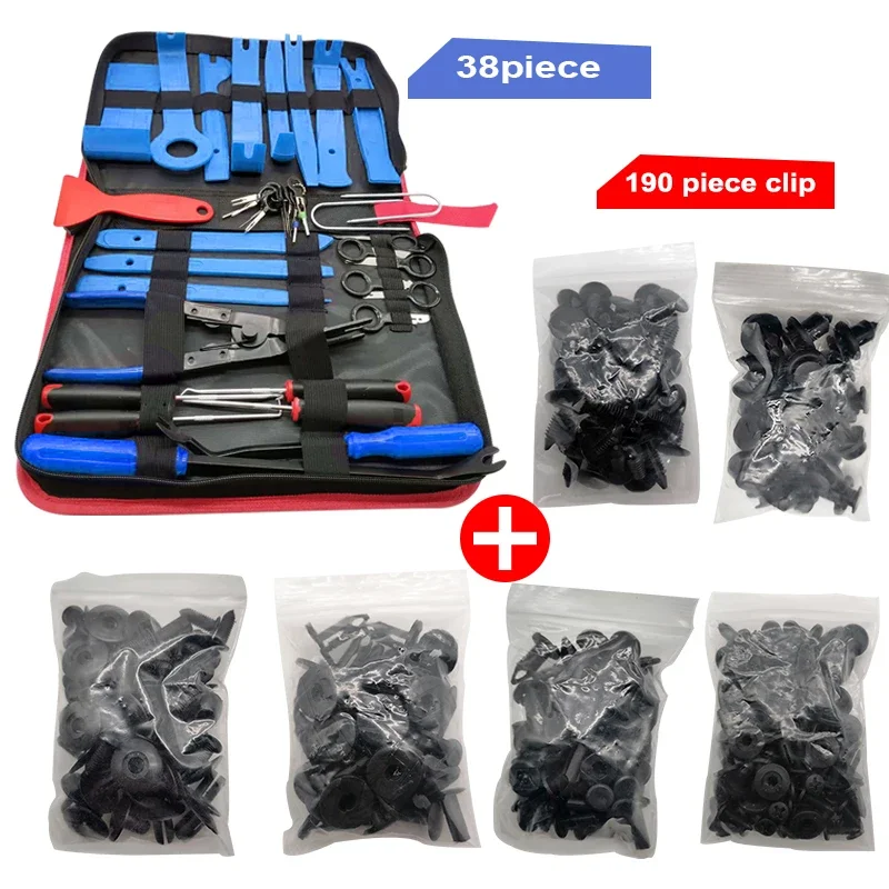 Autogereedschap Auto-interieur Demontage kit plastic trim verwijdering tool auto clips trekker diy Paneel Gereedschap voor auto trim puller set