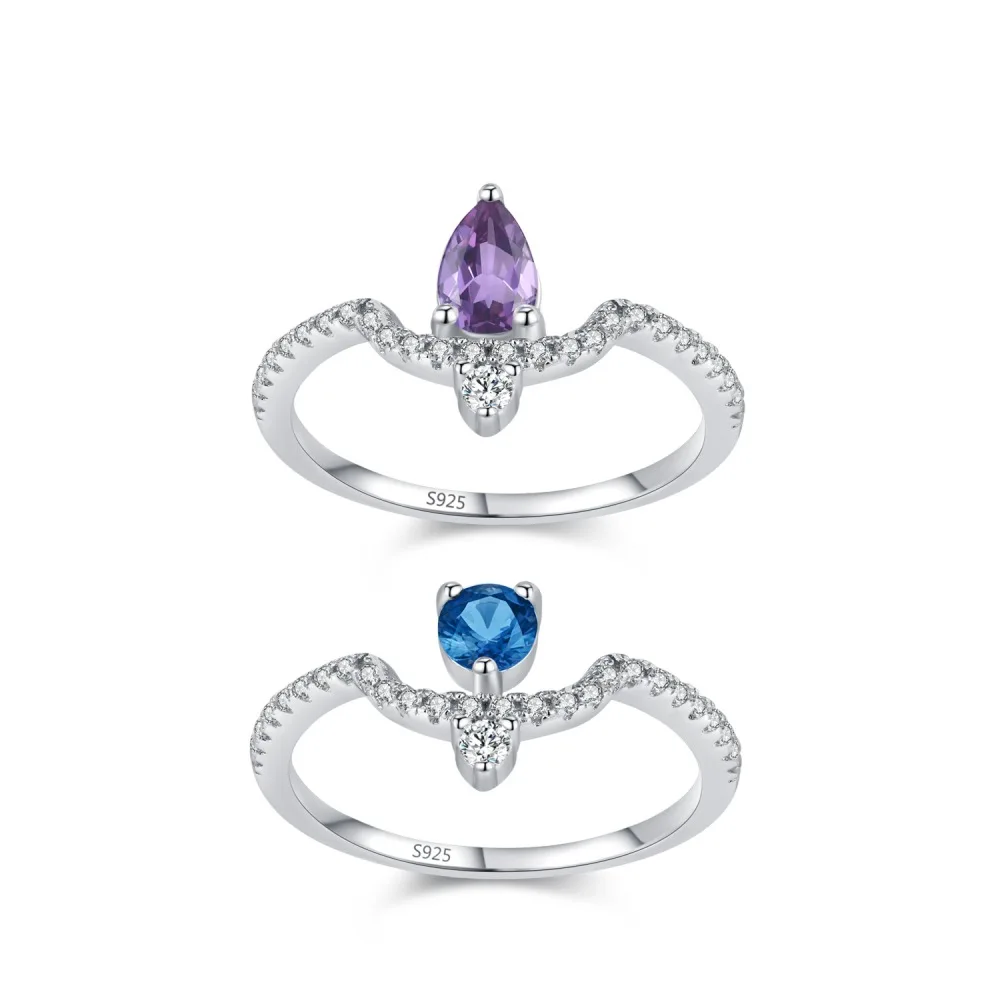 

Роскошные женские кольца с высокоуглеродистым бриллиантом-пасьянс - обручальное кольцо из стерлингового серебра 925 пробы и обручальное кольцо, юбилейные украшения