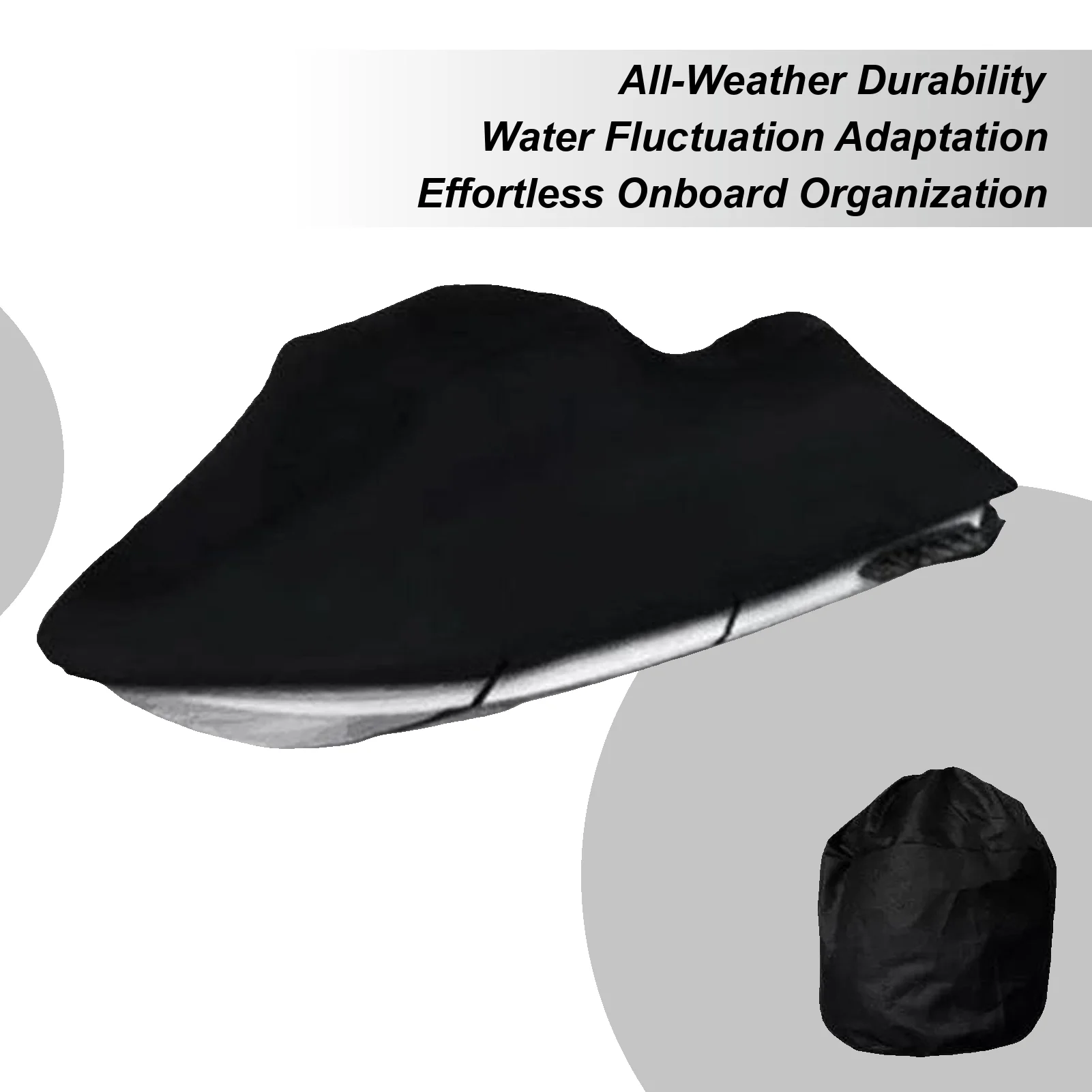 

Boat Cover Oxford Fabric Watercraft Waverunner Protector Outdoor Motorboat Protective Cover For Recreational Boaters Water