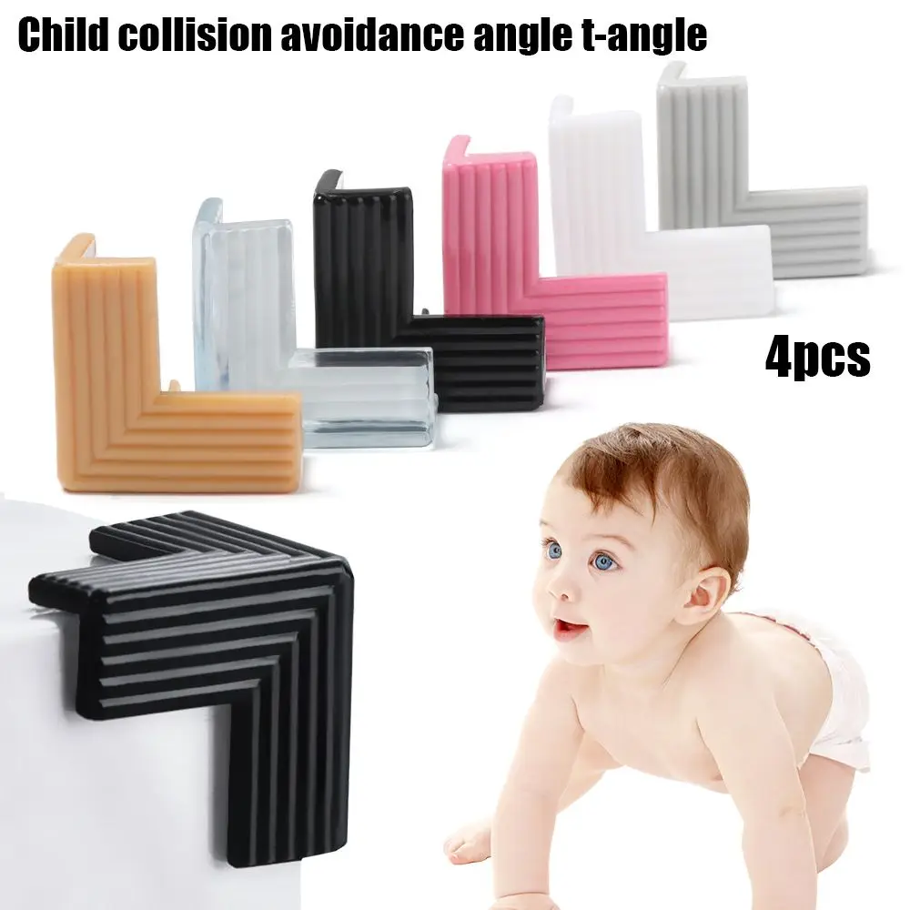 4PCS Baby Safety Desk Edge Protection Table Corner Protector Corner Guards Anticollision Strip