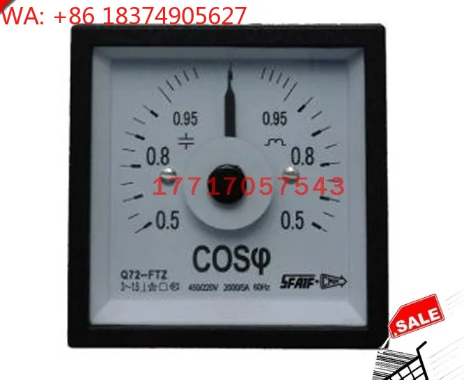 Applicable three-phase power factor meter Q72-FTZ
