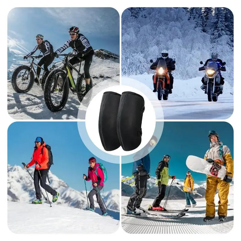 Waterproof Motorcycle Knee Pads Knee Shin Protective Guards Skin Friendly Knee Pads Windproof Motorcycle Knee Guards For Winter