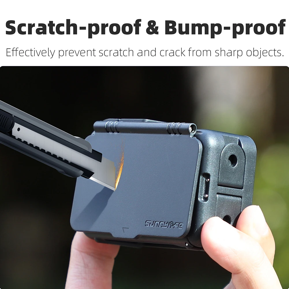 Funda protectora con marco protector de jaula de cámara parasol para DJI Action 5 Pro Action 4 Action 3