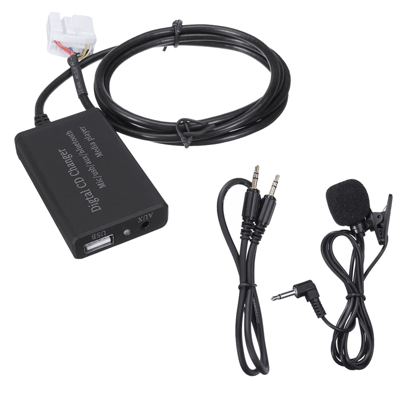 For Honda Accord Civic CRV 2006-2011 Car Bluetooth Module Hands-Free Stereo AUX Adapter Audio CD Converter Interface