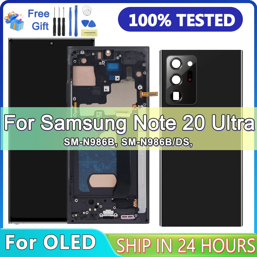 tested-for-note-20-ultra-with-frame-for-samsung-note-20-ultra-n985f-n985f-ds-lcd-display-digital-touch-screen-replacement